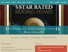 Tablet Screenshot of mtolivethomes.org